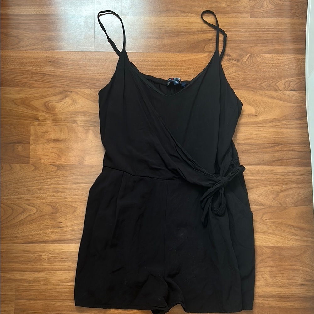 One Clothing Black Sleeveless Romper